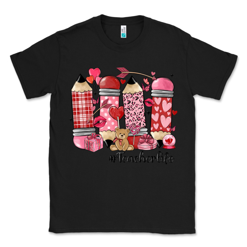 Valentines Day Teacher Life Classic Tee by MaliasSmallBusiness | Teevron