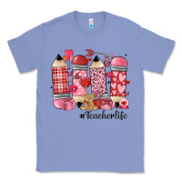 Colony Blue valentines day teacher life Classic Tee - MaliasSmallBusiness
