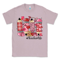 Lilac valentines day teacher life Classic Tee - MaliasSmallBusiness