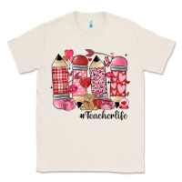Natural valentines day teacher life Classic Tee - MaliasSmallBusiness