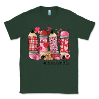 Sports Green valentines day teacher life Classic Tee - MaliasSmallBusiness