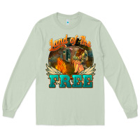 Matcha land of the free Long Sleeve Tee - NancyCooperArtShop