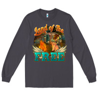 Smoke land of the free Long Sleeve Tee - NancyCooperArtShop