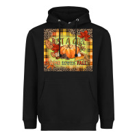 Black Just a girl who loves Fall Heavyweight Hoodie - NancyCooperArtShop