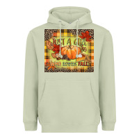 Matcha Just a girl who loves Fall Heavyweight Hoodie - NancyCooperArtShop