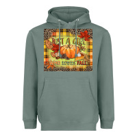 Sage Just a girl who loves Fall Heavyweight Hoodie - NancyCooperArtShop
