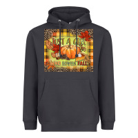 Smoke Just a girl who loves Fall Heavyweight Hoodie - NancyCooperArtShop