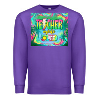 Purple teacher mode off Premium Sweatshirt - TumblerDesignByShophia