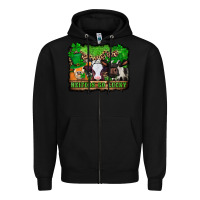 Black st patricks cows heifers go lucky Zipper Hoodie - Jasminsmagicworld