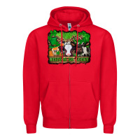 Red st patricks cows heifers go lucky Zipper Hoodie - Jasminsmagicworld