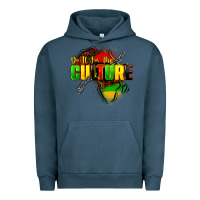 Pigment Midnight Navy Do it for the culture Urban Hoodie - FaDigitalArtStudio