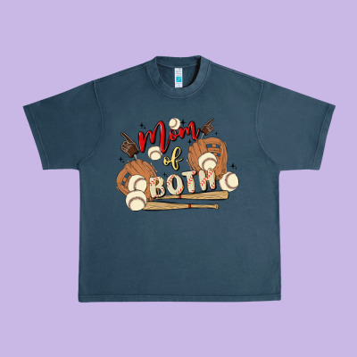 Mama Of Both Urban Heavy Tee Designed By Maliassmallbusiness