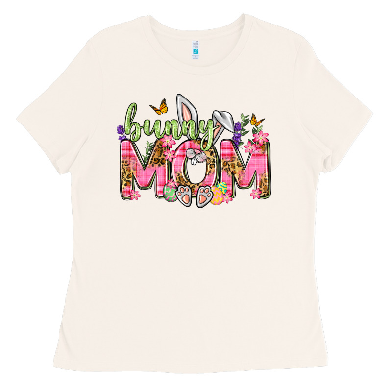 Bunny Mom Easter Day Ladies Tee by Neo Western | Teevron
