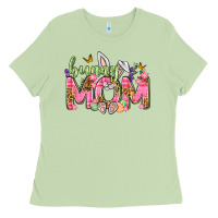 Matcha Bunny Mom Easter Day Ladies Tee - Neo Western