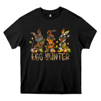 Black egg hunter Heavy Core Tee - RacoonDesign