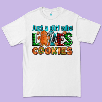 Just A Girl Who Loves Cookies Premium Tee Designed By Adodesignshop