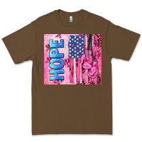 Cacao hope  breast cancer and american flag Premium Tee - AdoDesignShop