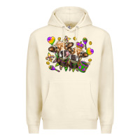 Sandshell Mardi Gras Heifers Premium Hoodie - HowdyJamesFarm