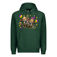 Sports Green Mardi Gras Heifers Premium Hoodie - HowdyJamesFarm