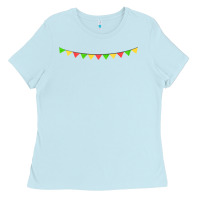 Baby Blue mexican flags Ladies Tee - FaDigitalArtStudio