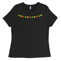 Black mexican flags Ladies Tee - FaDigitalArtStudio