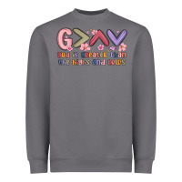 Storm god is greater than the highs and lows Heavyweight Sweatshirt - MaliasSmallBusiness