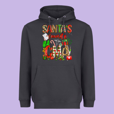 Santa's Favorite Cma Heavyweight Hoodie Designed By Texasbilliewilder