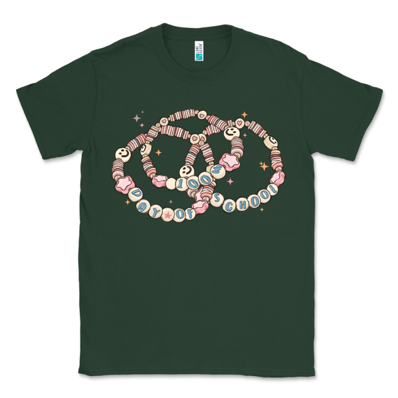 100 Days Of School Friendship Bracelet Classic Tee by MaliasSmallBusiness | Teevron
