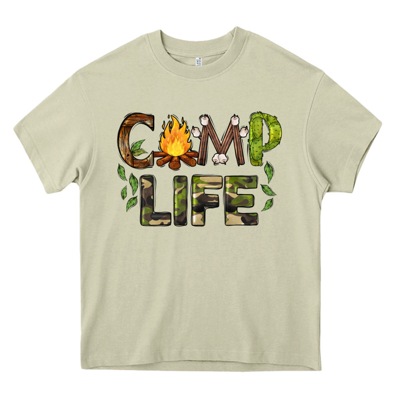Camp Life Heavy Core Tee by BarkalooDesign | Teevron