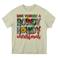 Mossy have yourself a rowdy howdy christmas Heavy Core Tee - FaDigitalArtStudio