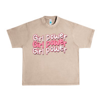 French Oak girl power Urban Heavy Tee - MaliasSmallBusiness