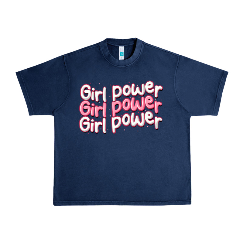 Girl Power Urban Heavy Tee by MaliasSmallBusiness | Teevron