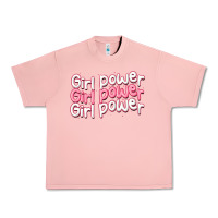 Salmon girl power Urban Heavy Tee - MaliasSmallBusiness