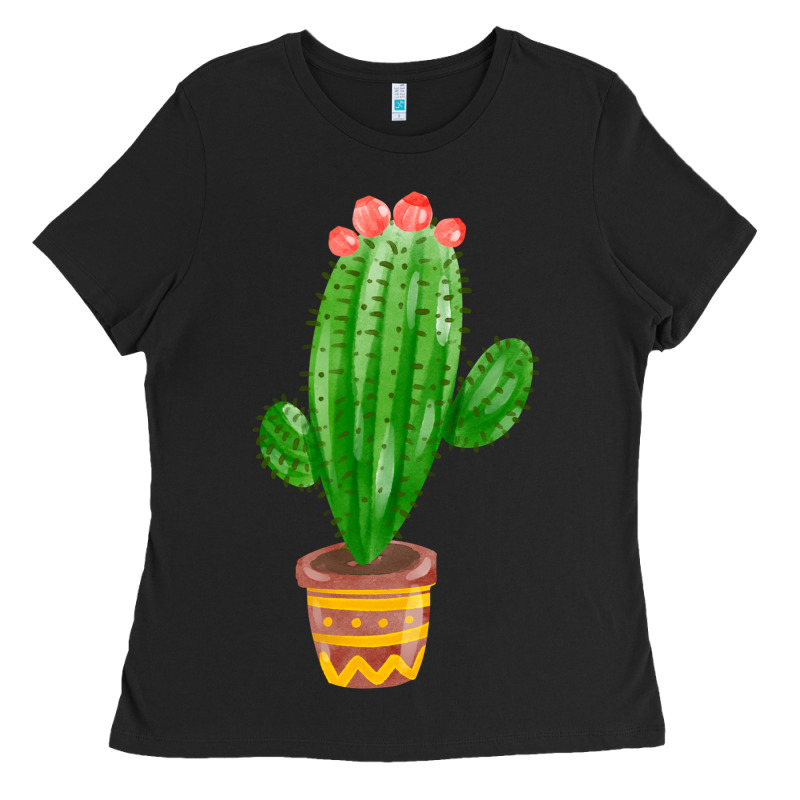 Mexican Cactus Ladies Tee by FaDigitalArtStudio | Teevron