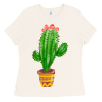 Bone mexican cactus Ladies Tee - FaDigitalArtStudio