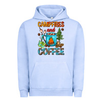 Pigment Grape Ice Campfires And Coffee Camping Coffee Urban Hoodie - FaDigitalArtStudio