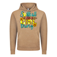 Vintage Coffee softball it's a girl thing Vintage Hoodie - LillyAllenDesigns