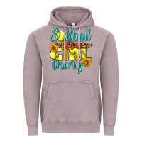 Vintage Zinc softball it's a girl thing Vintage Hoodie - LillyAllenDesigns