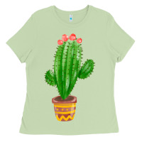 Matcha mexican cactus Ladies Tee - FaDigitalArtStudio