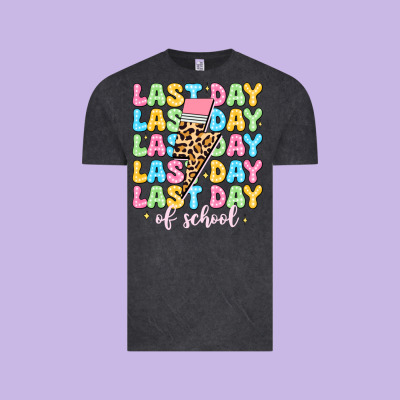 Last Day Of School Vintage Tee Designed By Jahusdesignshop