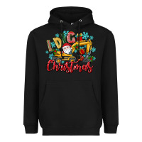 Black i dig christmas Heavyweight Hoodie - texasbilliewilder