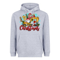 Heather Grey i dig christmas Heavyweight Hoodie - texasbilliewilder