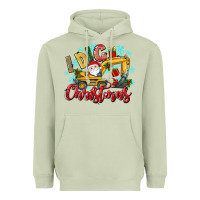 Matcha i dig christmas Heavyweight Hoodie - texasbilliewilder