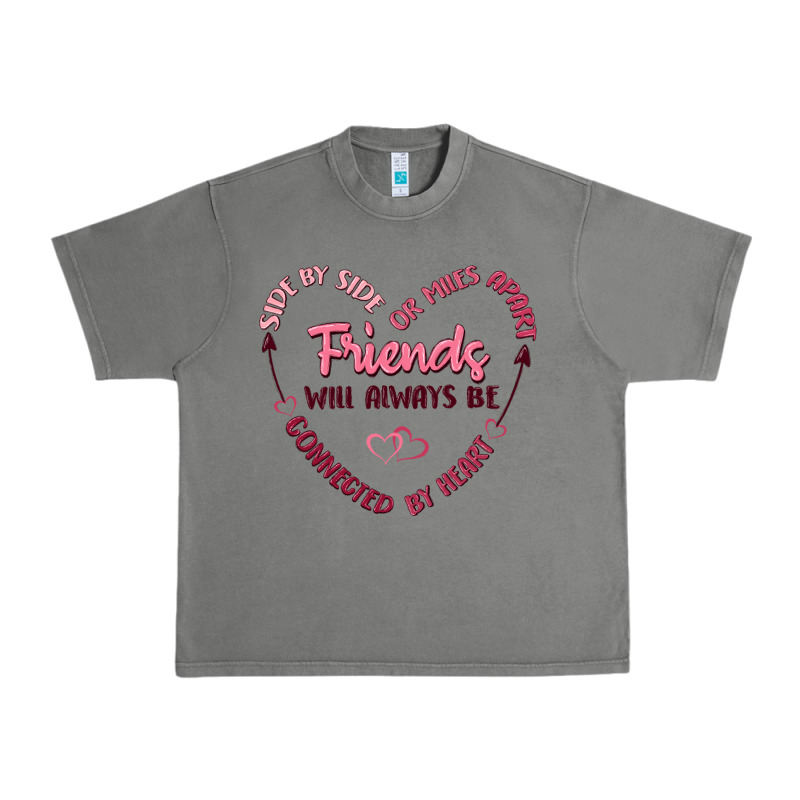 Side By Or Miles Apart Friends Will Always Be Conn Urban Heavy Tee by MaliasSmallBusiness | Teevron