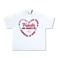 White side by or miles apart friends will always be conn Urban Heavy Tee - MaliasSmallBusiness