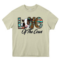 Mossy love of the cows Heavy Core Tee - CowhideDigitalArt