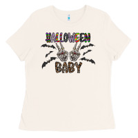 Bone halloween baby Ladies Tee - CowhideDigitalArt