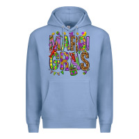 Colony Blue Mardi Gras Premium Hoodie - HowdyJamesFarm