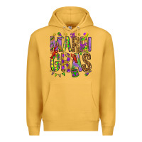Mustard Mardi Gras Premium Hoodie - HowdyJamesFarm