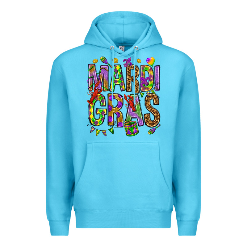 Mardi Gras Premium Hoodie by HowdyJamesFarm | Teevron